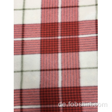 Polar Fleece Print Plaid Stoff